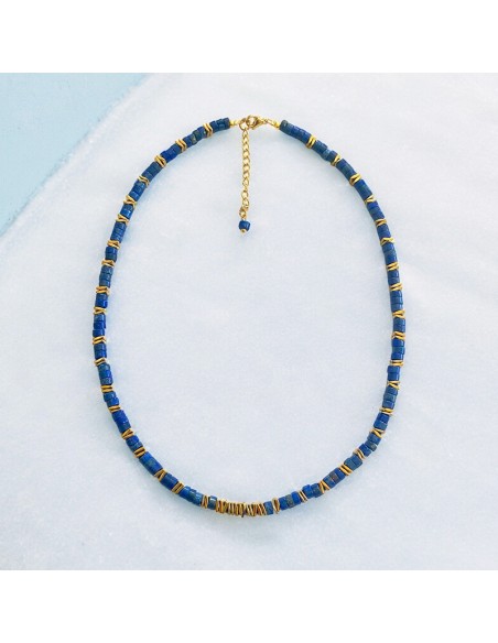 Collier Lapis Heishi