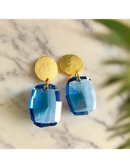 Boucles d'oreilles à clips cristal Gelato