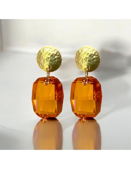 Boucles d'oreilles à clips cristal Gelato