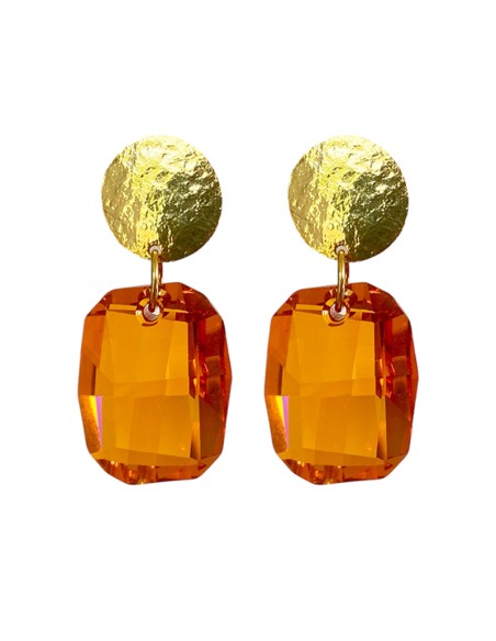 Boucles d'oreilles à clips cristal Gelato