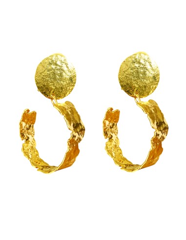 Boucles d'oreilles clips anneau Sicile