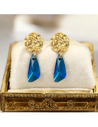 Boucles d'oreilles clips Aquamarina