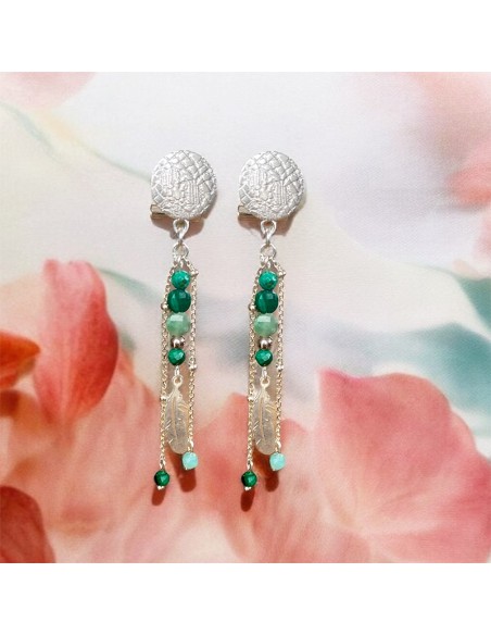 Boucles d'oreilles clips Garden