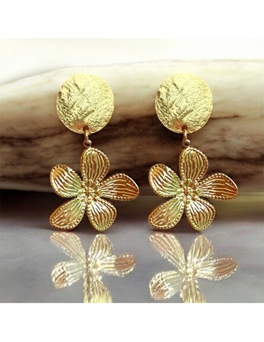 Boucles d'oreilles clips Fleurs,...