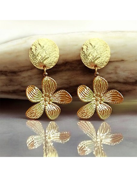 Boucles d'oreilles clips Fleurs, Soleils et Etoiles de mer