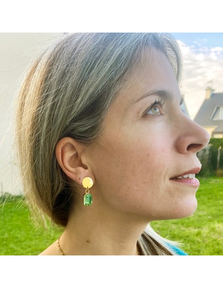 Boucles d'oreilles clips Opium