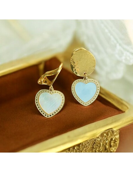 Boucles d'oreilles clips Angèle