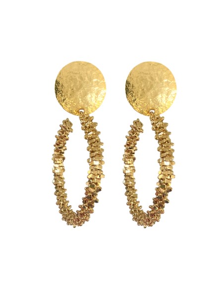 Boucles d'oreilles clips créoles Clara