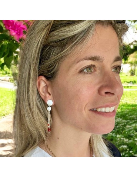 Boucle d'oreille à clip Gazelle Argent 925