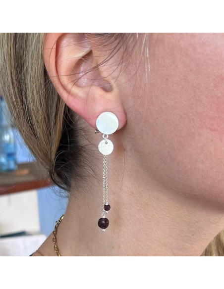 Boucle d'oreille à clip Gazelle Argent 925