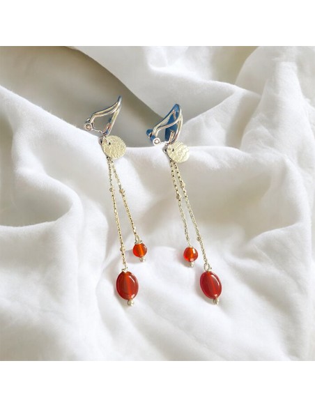 Boucle d'oreille à clip Gazelle Argent 925