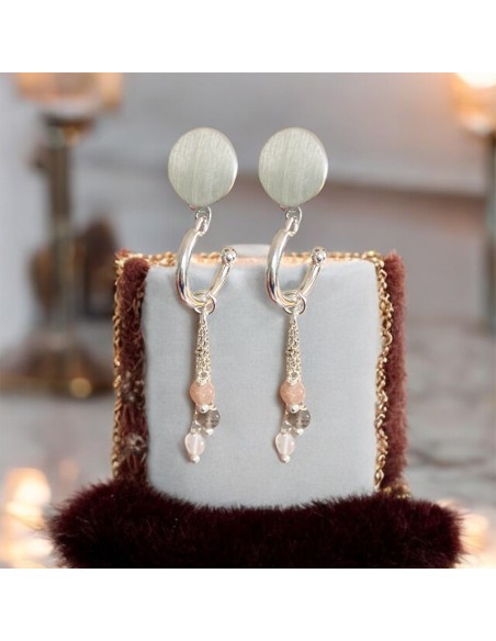 Boucles d'oreilles clips Manoir argent 925