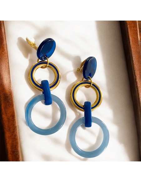 Boucle d'oreille clip Jazz