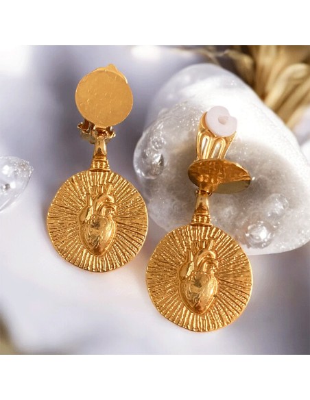 Boucles d'oreilles clips Corinthe