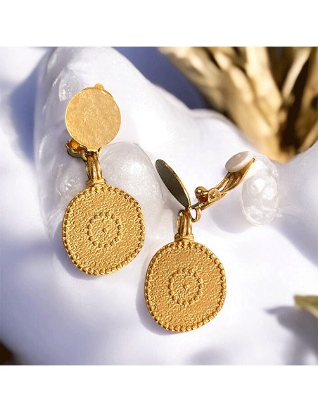 Boucles d'oreilles clips Corinthe
