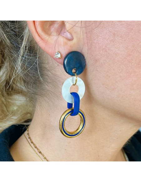 Boucles d'oreille clip St Cloud