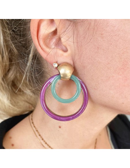 Boucles d'oreilles clips Olympia