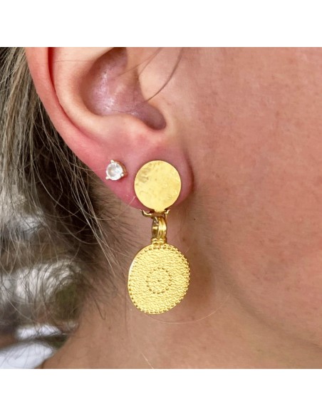 Boucles d'oreilles clips Corinthe