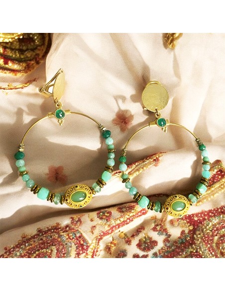 Boucles d'oreilles clips Jaipur