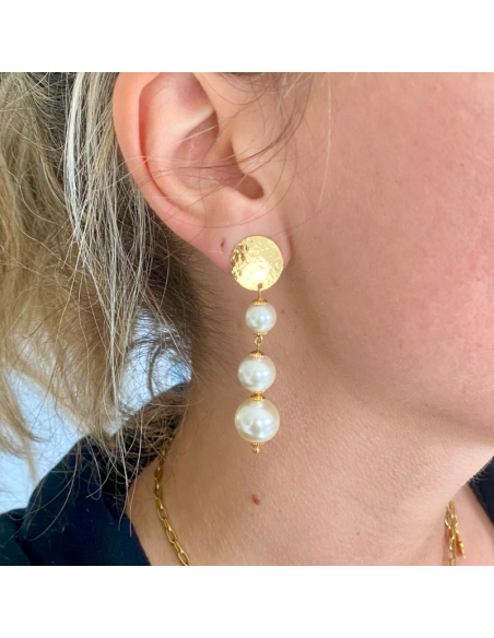 Boucles d'oreilles clips Celestine