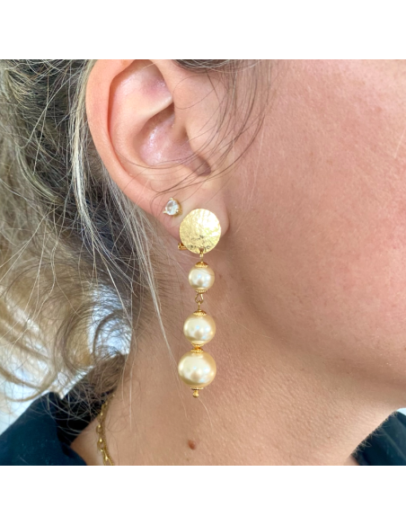 Boucles d'oreilles clips Celestine