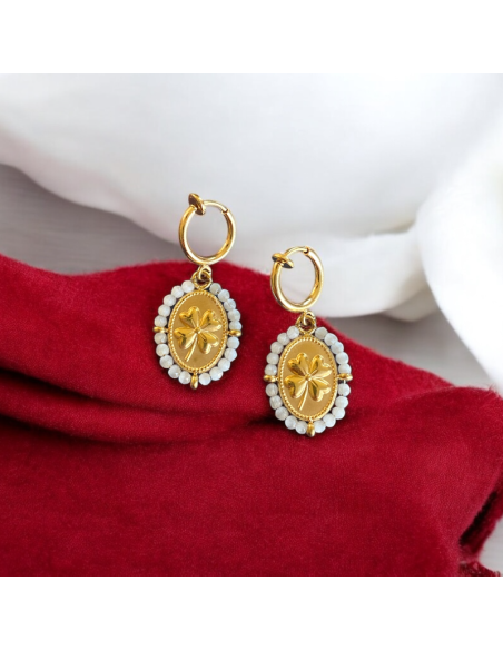Boucles d'oreilles clips Lucky