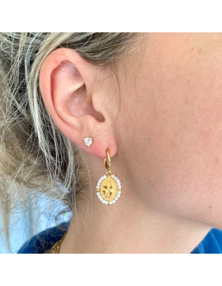 Boucles d'oreilles clips Lucky