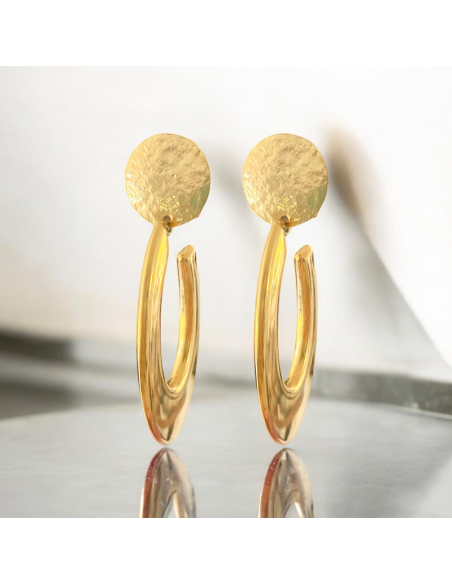 Boucle d'oreille clip Dali