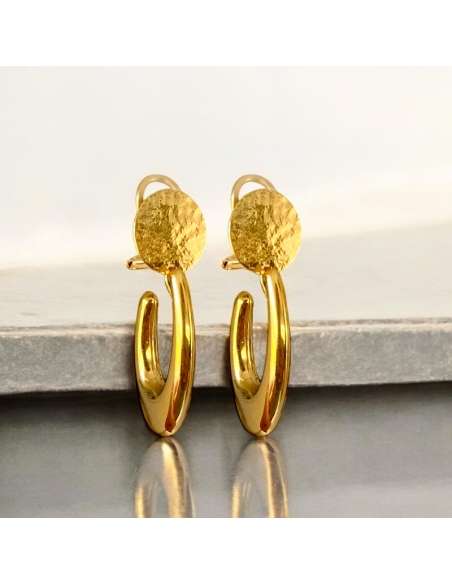 Boucle d'oreille clip Dali