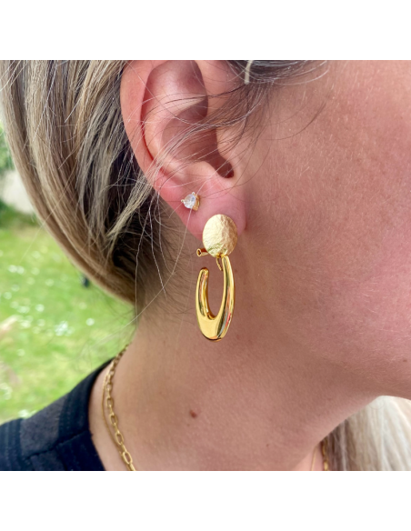 Boucle d'oreille clip Dali