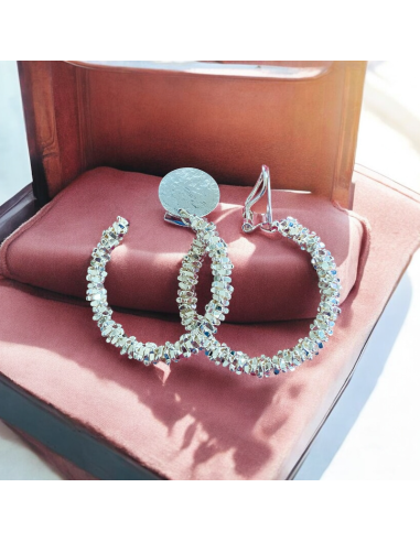 Boucles d'oreilles clips créoles
