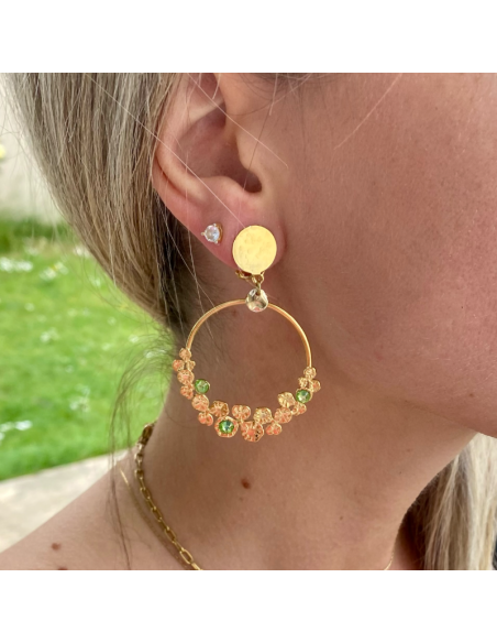 Boucle d'oreille clip Isadora