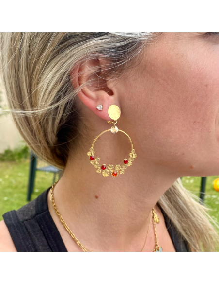 Boucle d'oreille clip Isadora