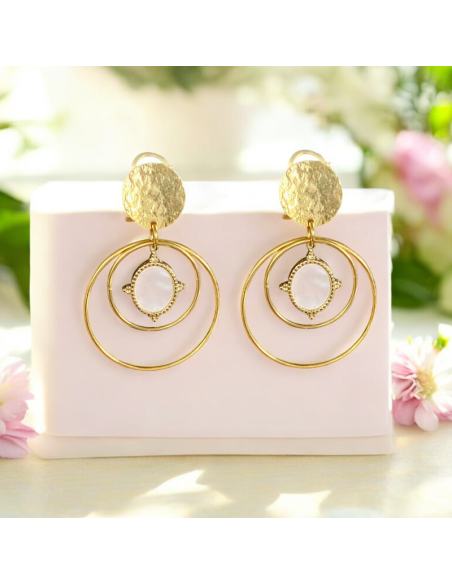 Boucles d'oreilles clips Bright