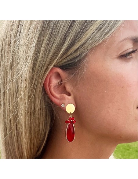 Boucles d'oreilles clips Honey Moon