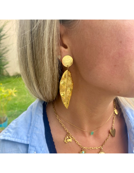 Boucles d'oreilles clips Veggie