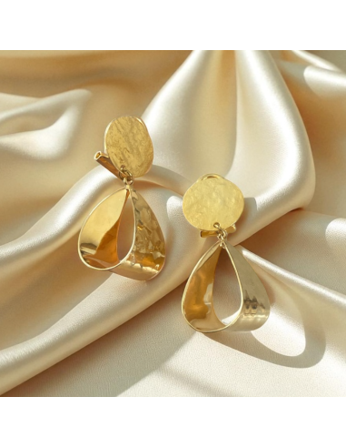 Boucles d'oreilles clips Plaqué Or...