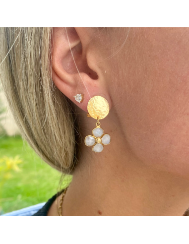 Boucles d'oreilles clips Trèfles 2
