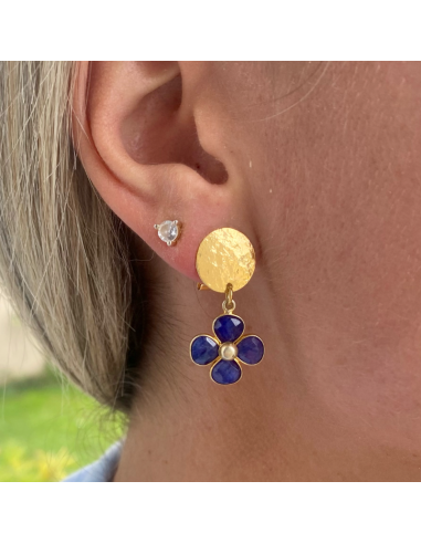 Boucles d'oreilles clips Trèfles