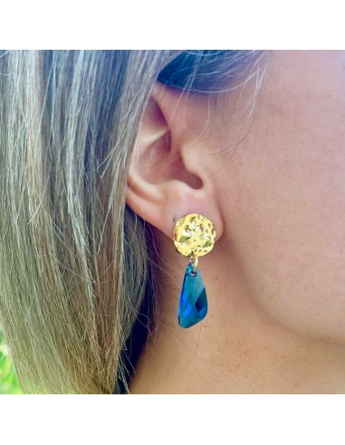 Boucles d'oreilles cristal 2