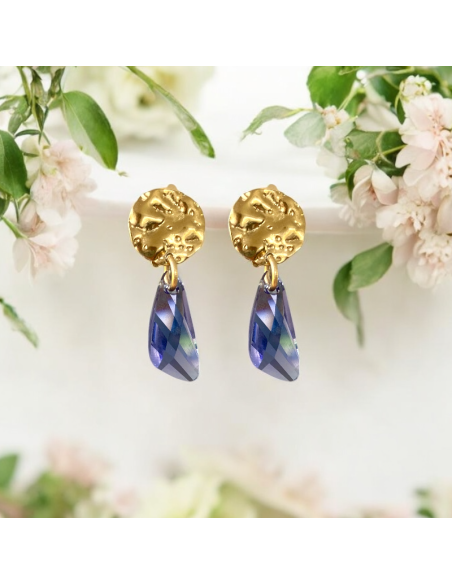 Boucles d'oreilles cristal