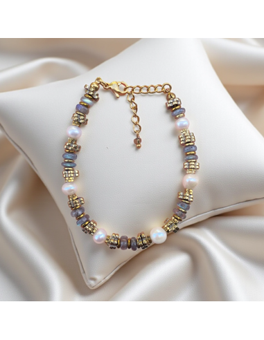 Bracelets Perles d'eau douce pierres fines