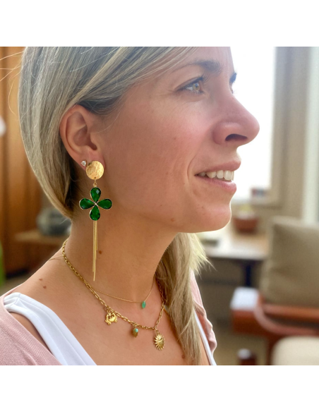 Boucles d'oreilles à clips Oasis