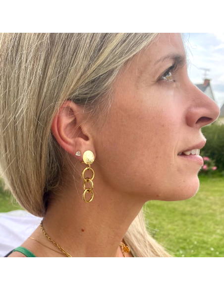 Boucles d'oreilles à clips Texas