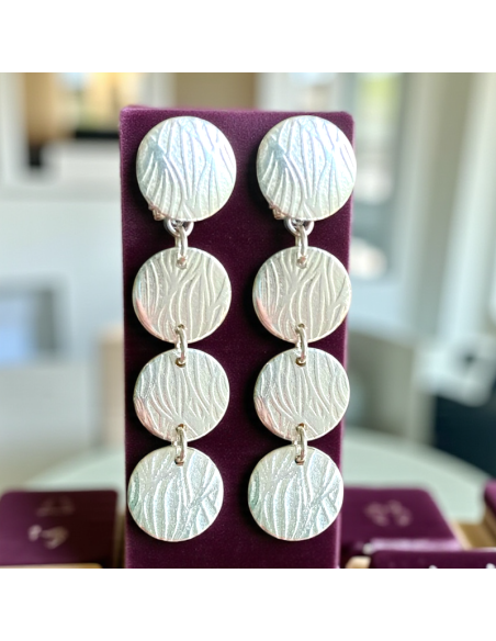 Boucles d'oreilles argent 925 pendantes