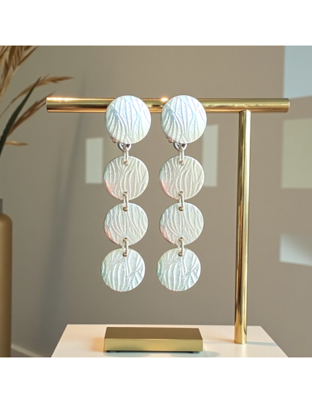 Boucles d'oreilles argent 925 pendantes