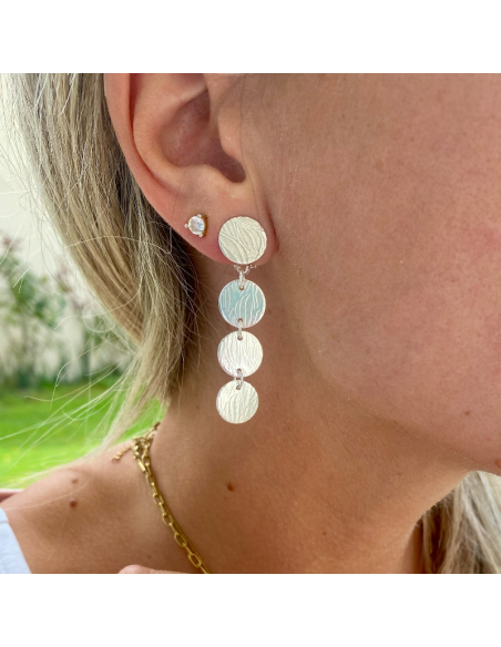 Boucles d'oreilles argent 925 pendantes