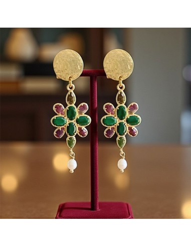 Boucles d'oreilles à clips Camélia 2