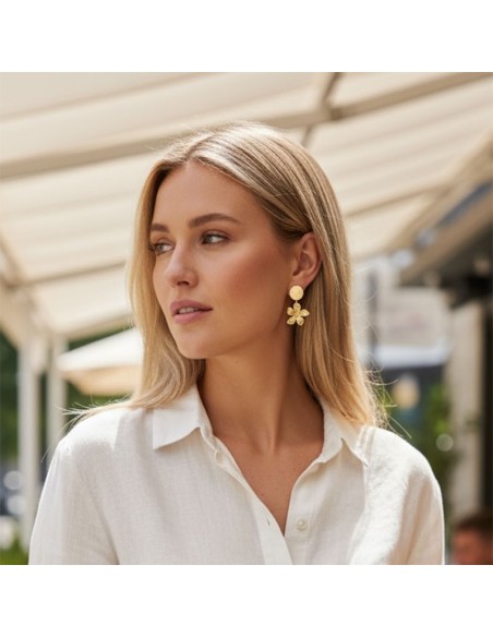 Boucles d'oreilles clips Fleurs, Soleils et Etoiles de mer