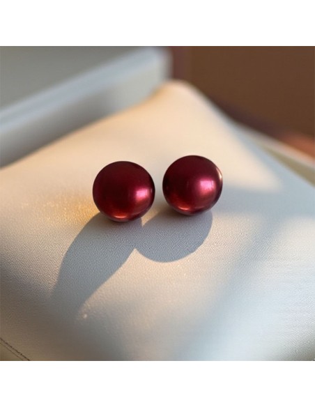 Boucles d'oreilles à clips Nacre